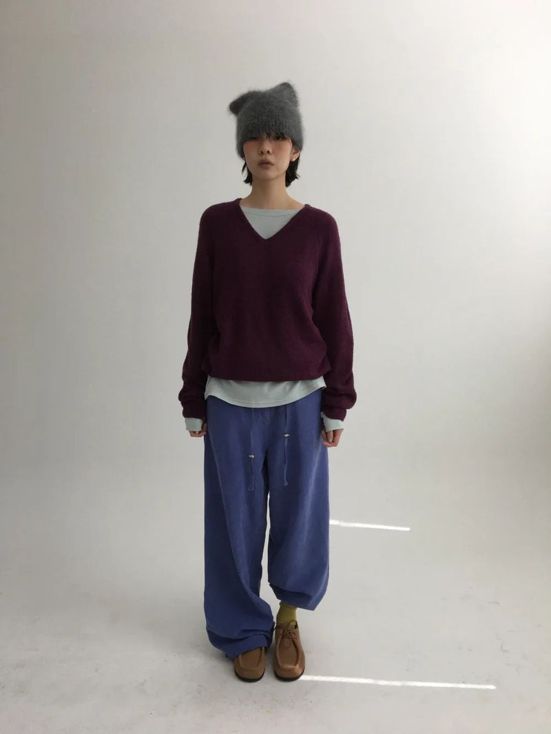 Bako Cat Knit Beanie (3color)