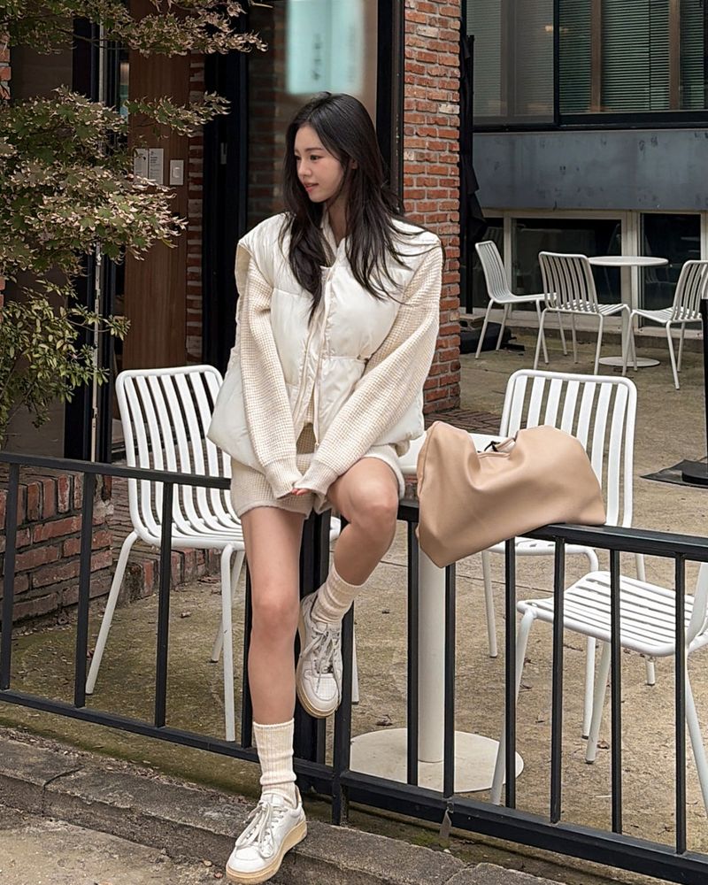 Lise down vest