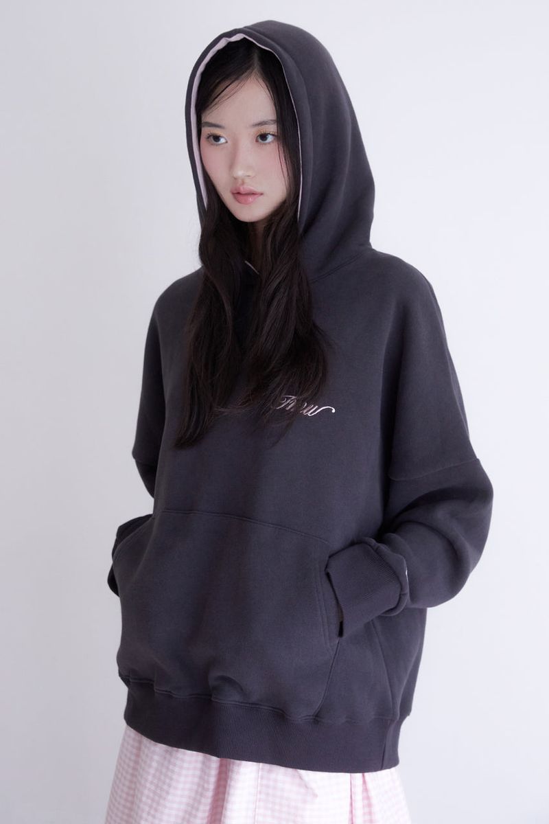 Innermuseum（インナーミュージアム）の「Winter rabbit hoodie (CHARCOAL)（Tops）」