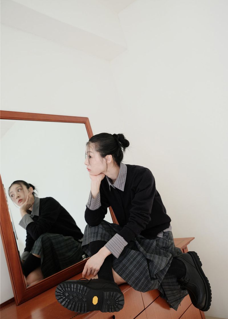  MIA STRIPE CROP SHIRT
