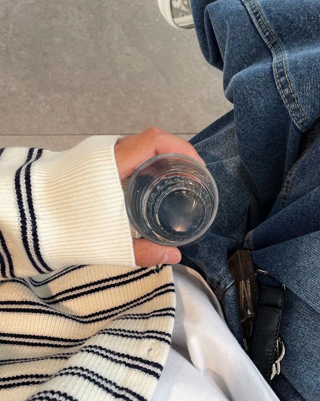 Tess Round Stripe Cardigan