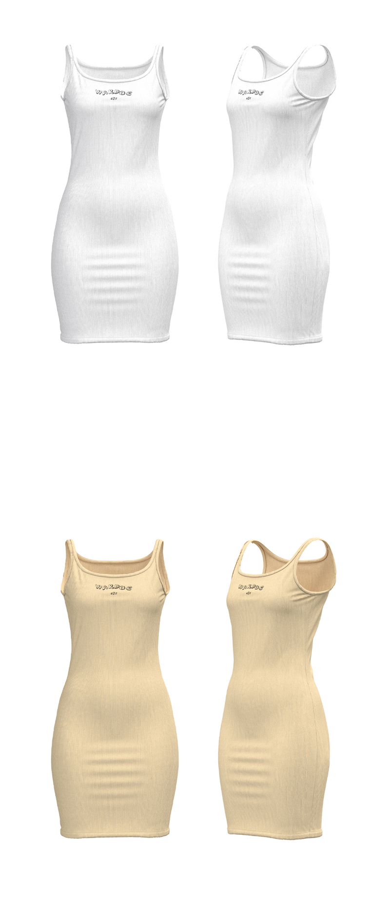 Ribbed Tank Jersey Dress