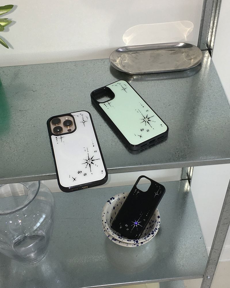 [MADE] Twinkle phone case_Black Bumper