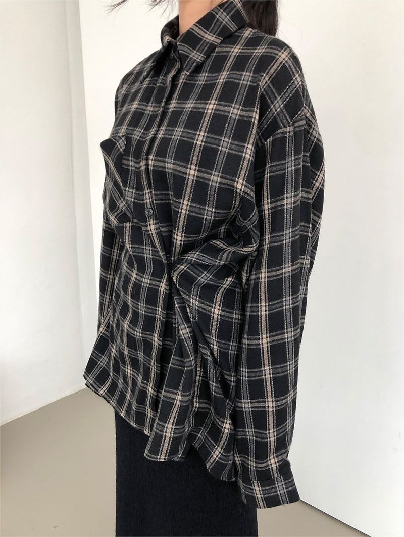 SLOW TWO-WAY CHECK SHIRT (2C)
