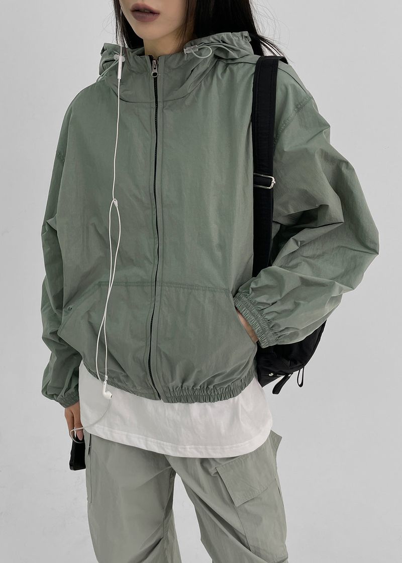 [MADE] Kuni Nylon Windbreaker Jumper