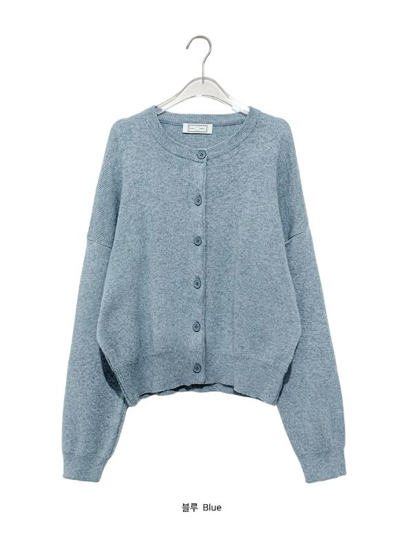26FW★ [BAONHAUS] デール ボカシ ラウンド カーディガン