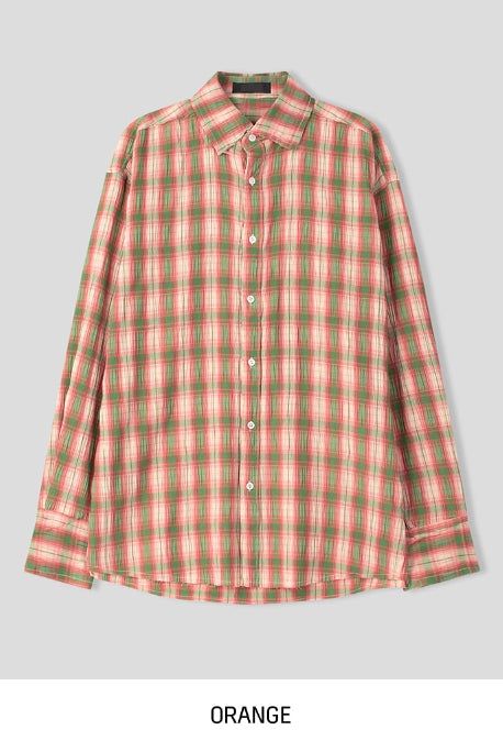 High Wrinkle Decky Check Shirt