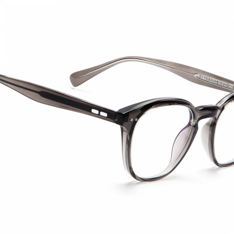 Horn-Trimmed Transparent Glasses Y.LAB 07 C02