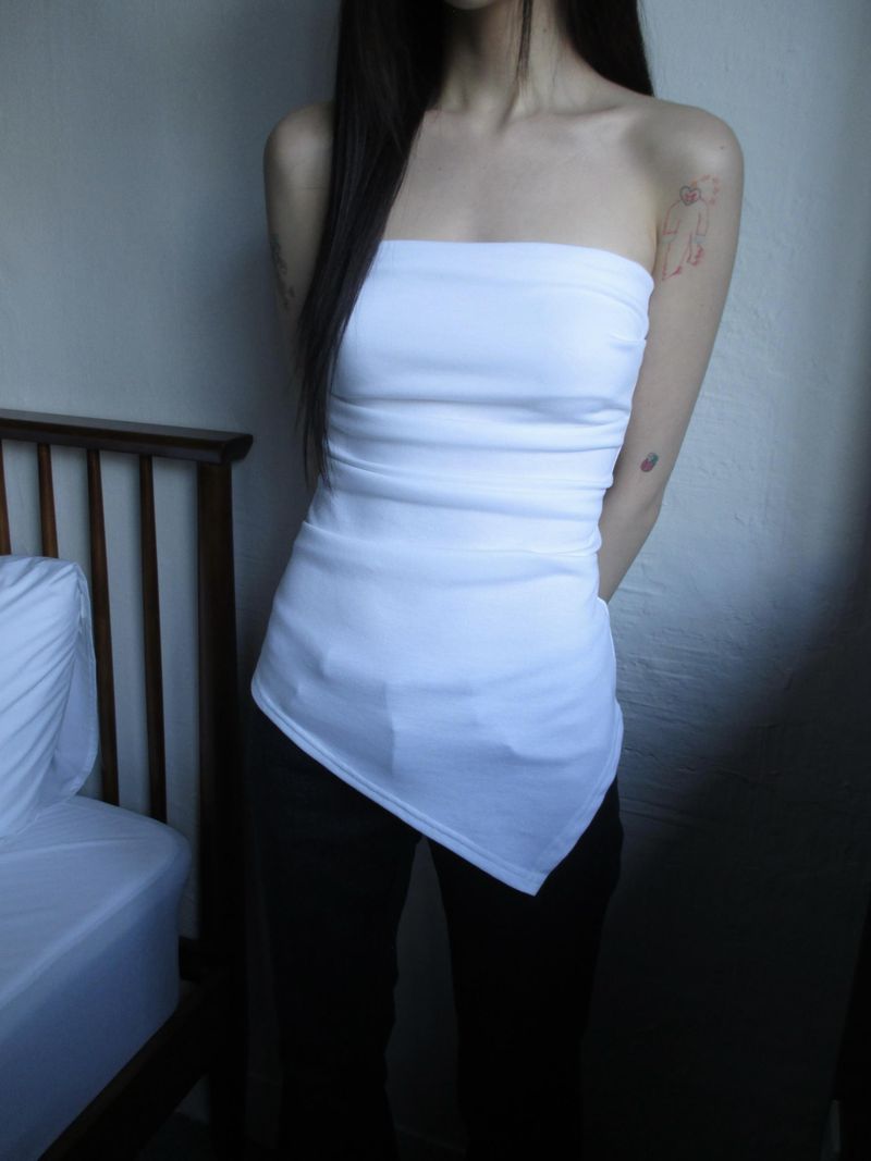 shirring unbal tube t