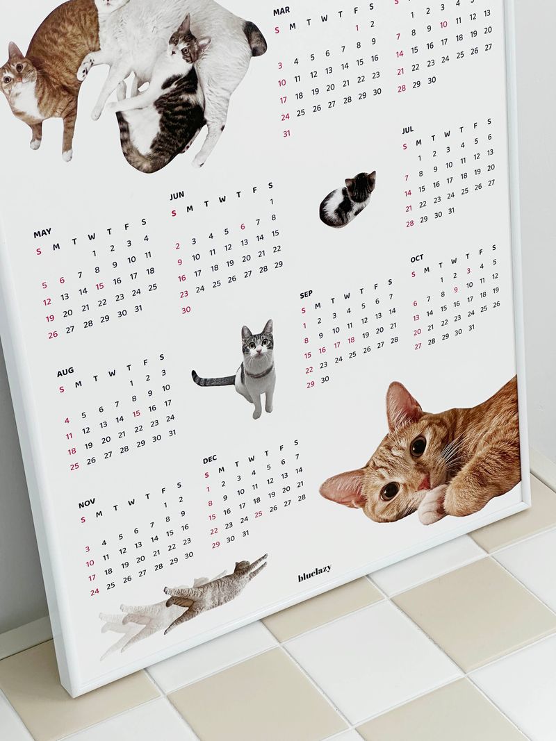2024 CAT POSTER CALENDAR [A2]