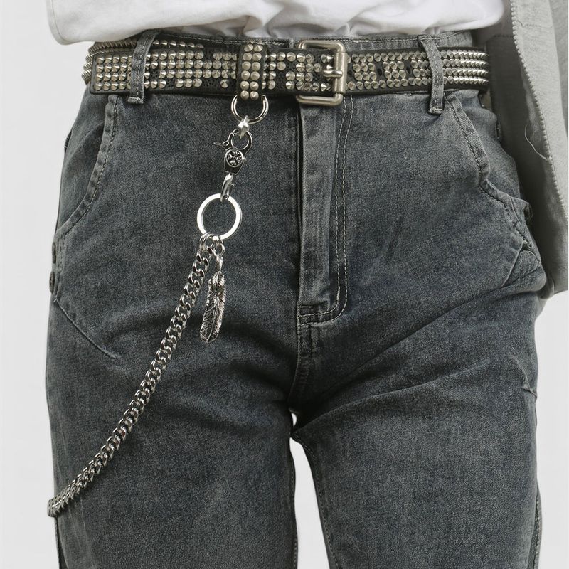 SVC-528 Feather Silver Basic Trouser Chain