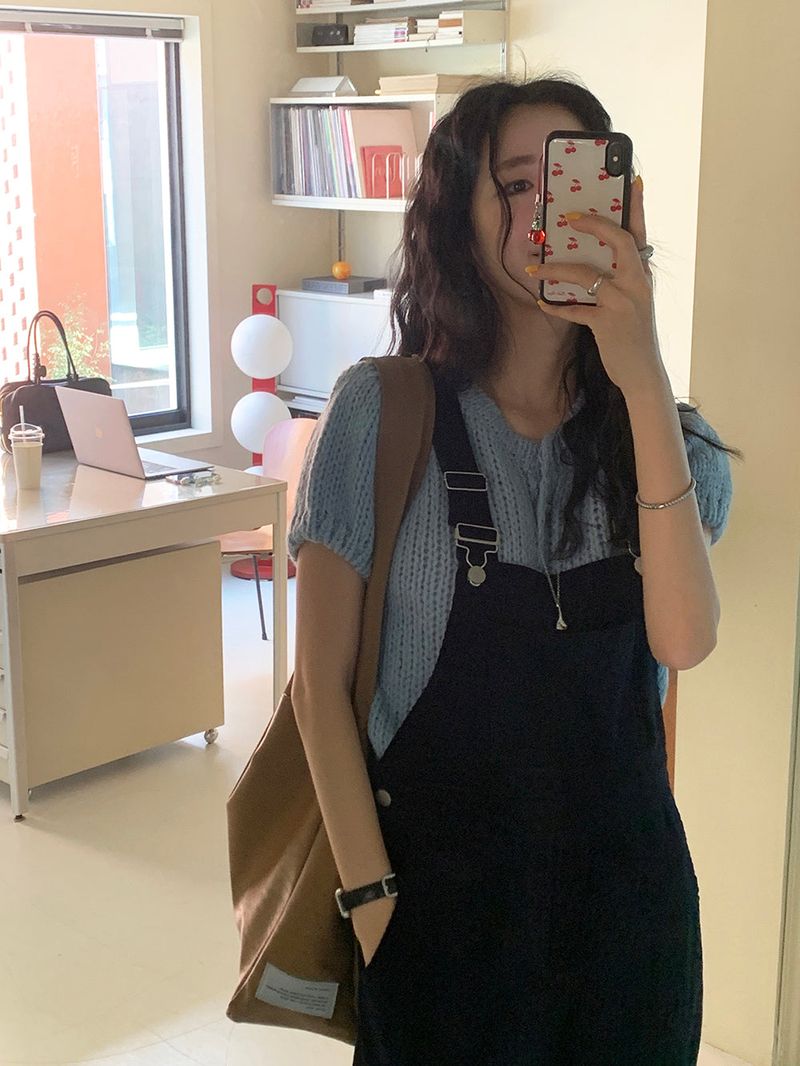 [MADE] LoHeart Puff Mini Cardigan