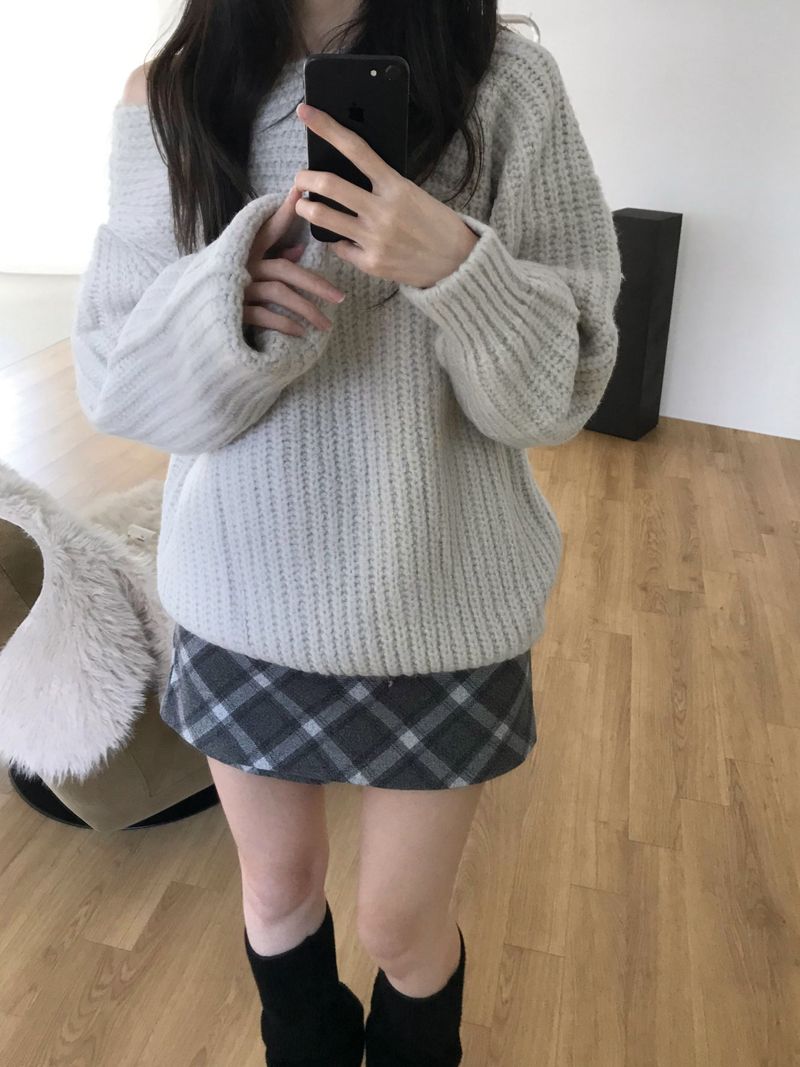 Kitten（キッテン）の「Hershey Checkered Skirt Pants (2 colors)（Skirts）」