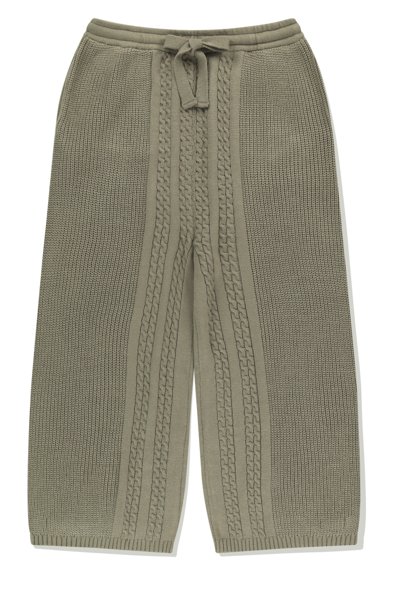 WIDE KNIT PANTS