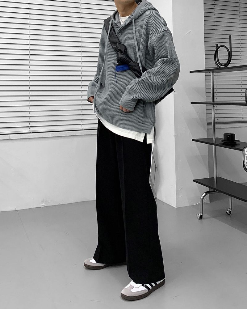 90's Meredith Twotuck Wide Slacks (3 colors)