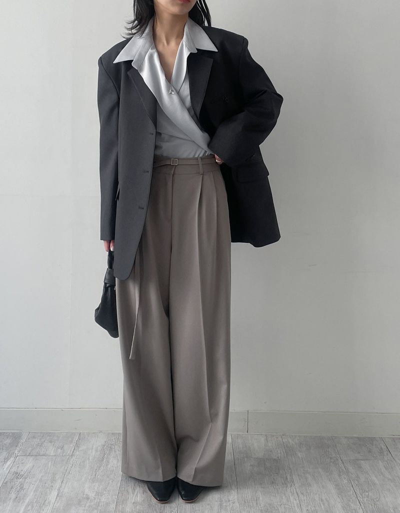INCHANT ME(インチャントミー)の「Davi Belted Wide Slacks(Pants)」