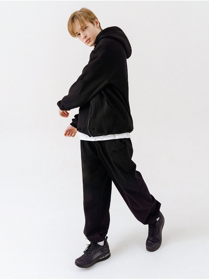 PLAIN BANDING JOGGER PANTS