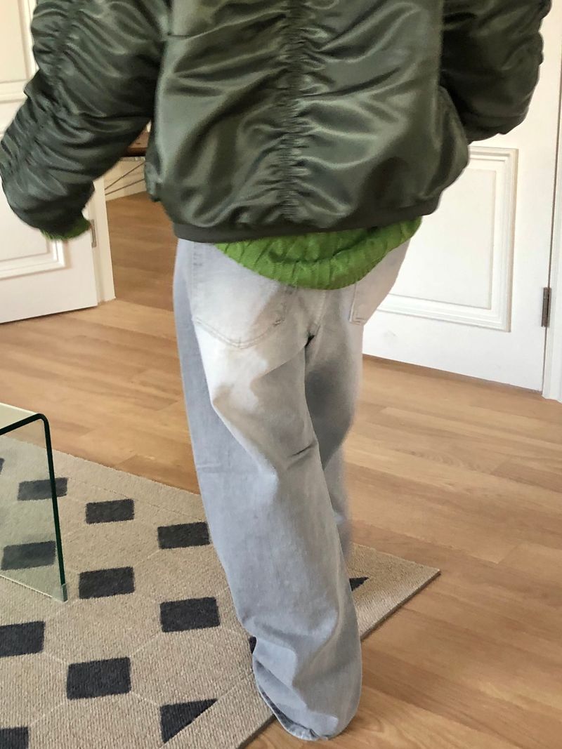 Canis gray denim pants