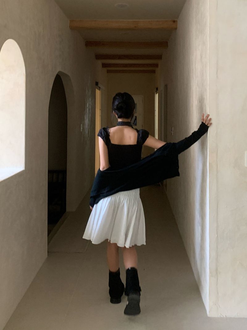 Candy Smoke Midi Skirt