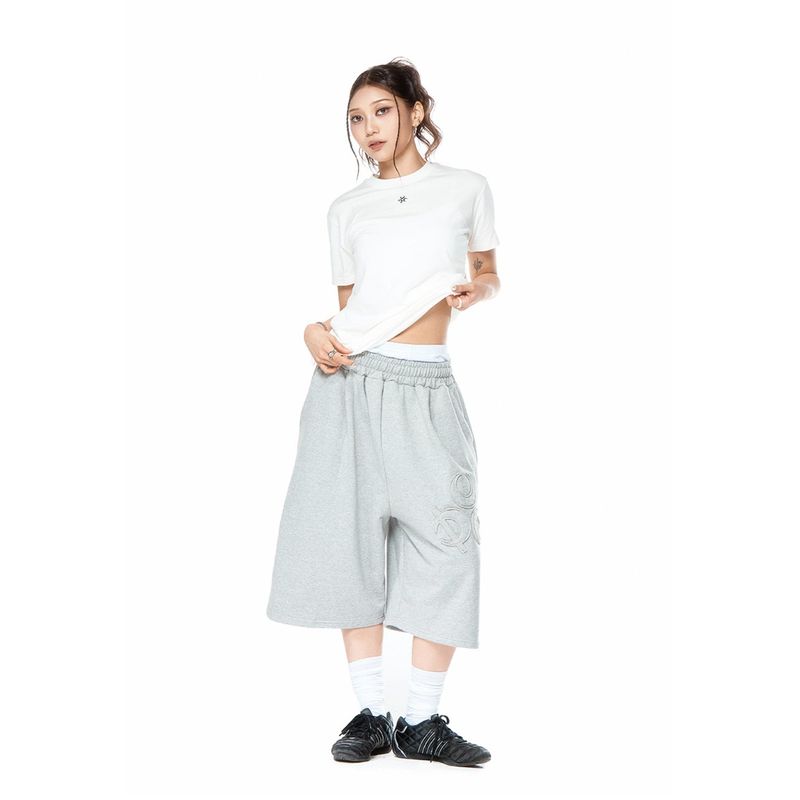 Basic Mucle Fit T-Shirts White