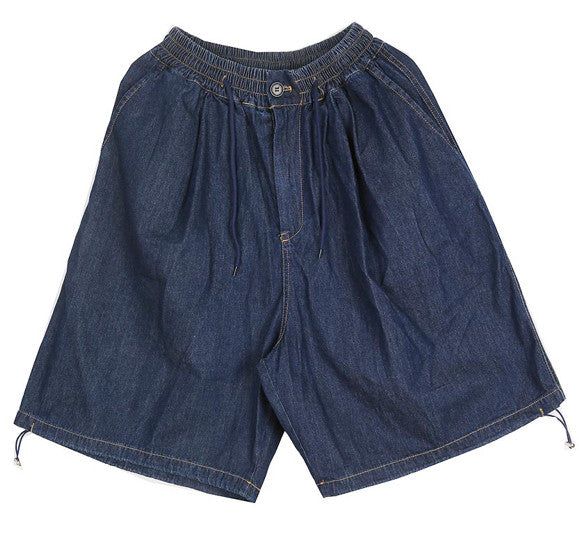 No.0274 denim string wide SHORTS