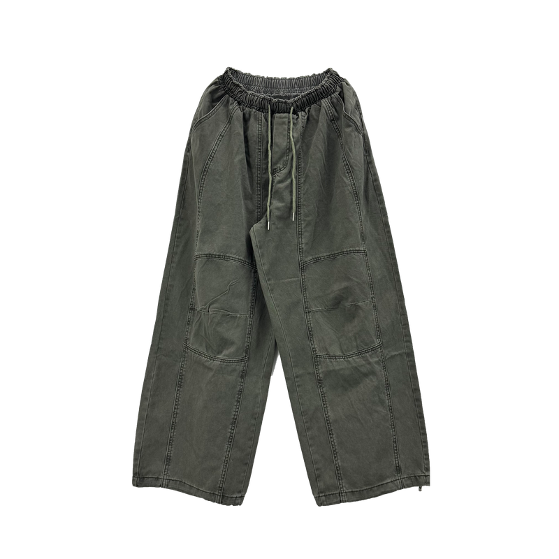 knee panel big balloon pants