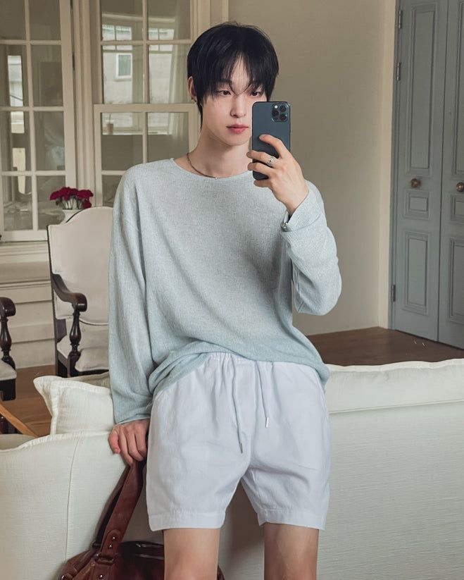 Oben Cotton Basic Long Sleeve T-shirt