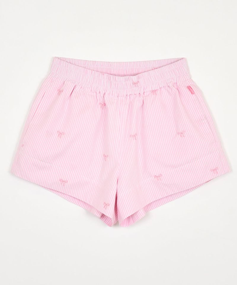 MADPINK（マッドピンク）の「STRIPE RIBBON SHORTS PINK（Pants）」