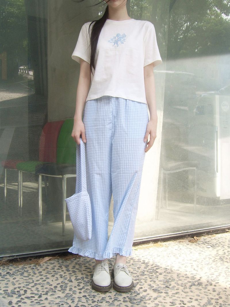 ZELENA（ゼレナ）の「rays check pants（Pants）」