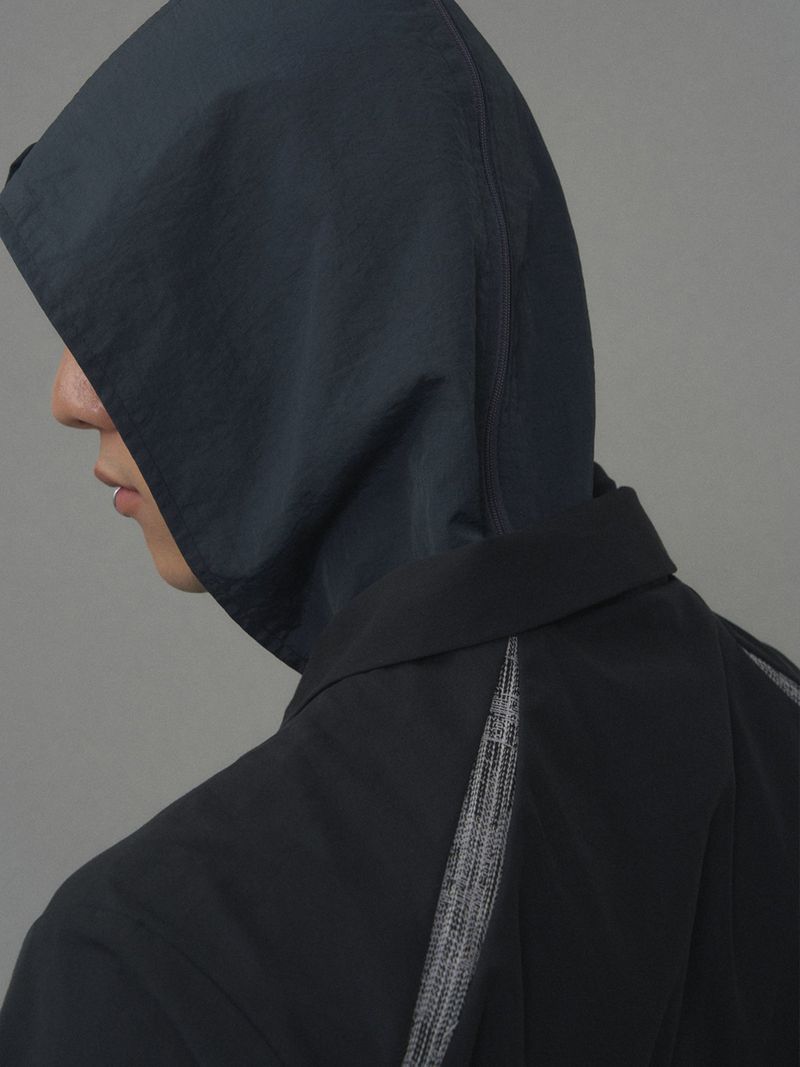  2WAY 01 REVERSIBLE HOOD JAKET BLACK