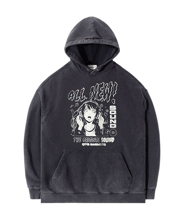 QT8 GARMENTS（キューティーエイトガーメント）の「RG All New SP Washed Hoodie (Black)（Tops）」