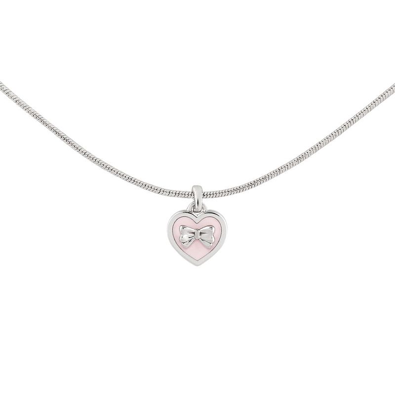 heart ribbon necklace