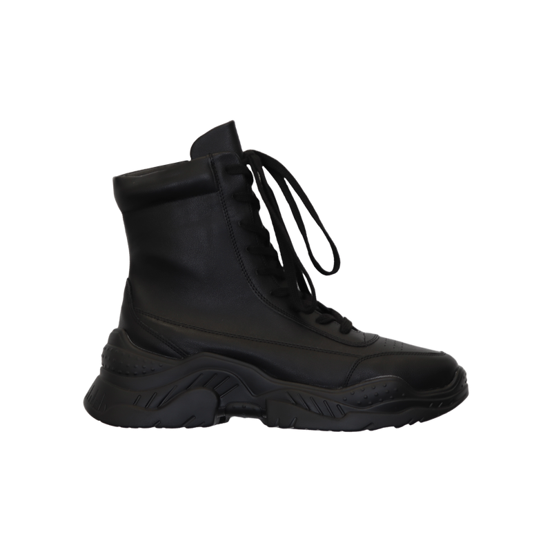 LACE UP HIGH TOP SNEAKERS (2 COLORS)