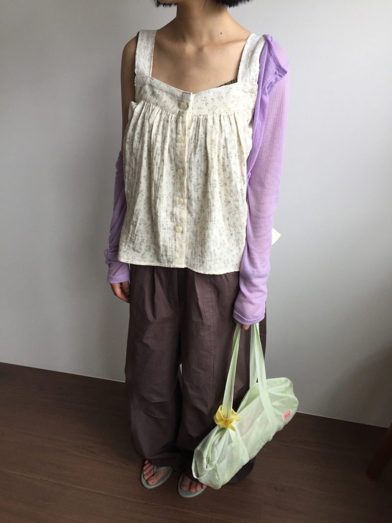 Depe Floral Button Blouse (2color)
