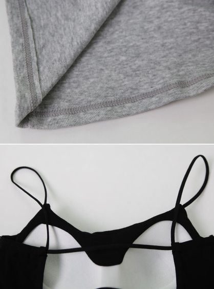 Basic Crop Layered Cap Sleeveless (3color)