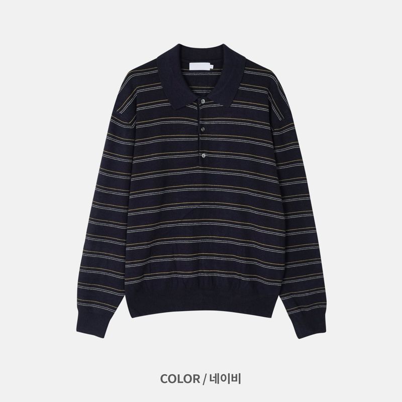 Heather collar knitwear