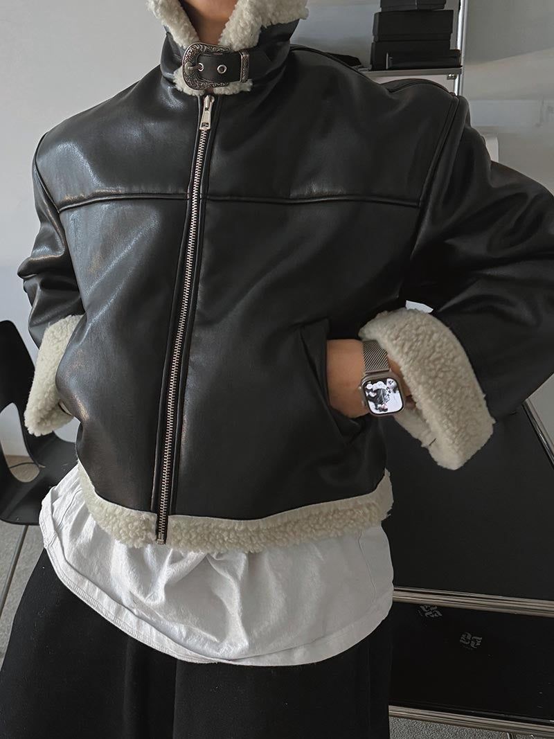 [Premium] ASCLO Western Buckle Mustang Jacket