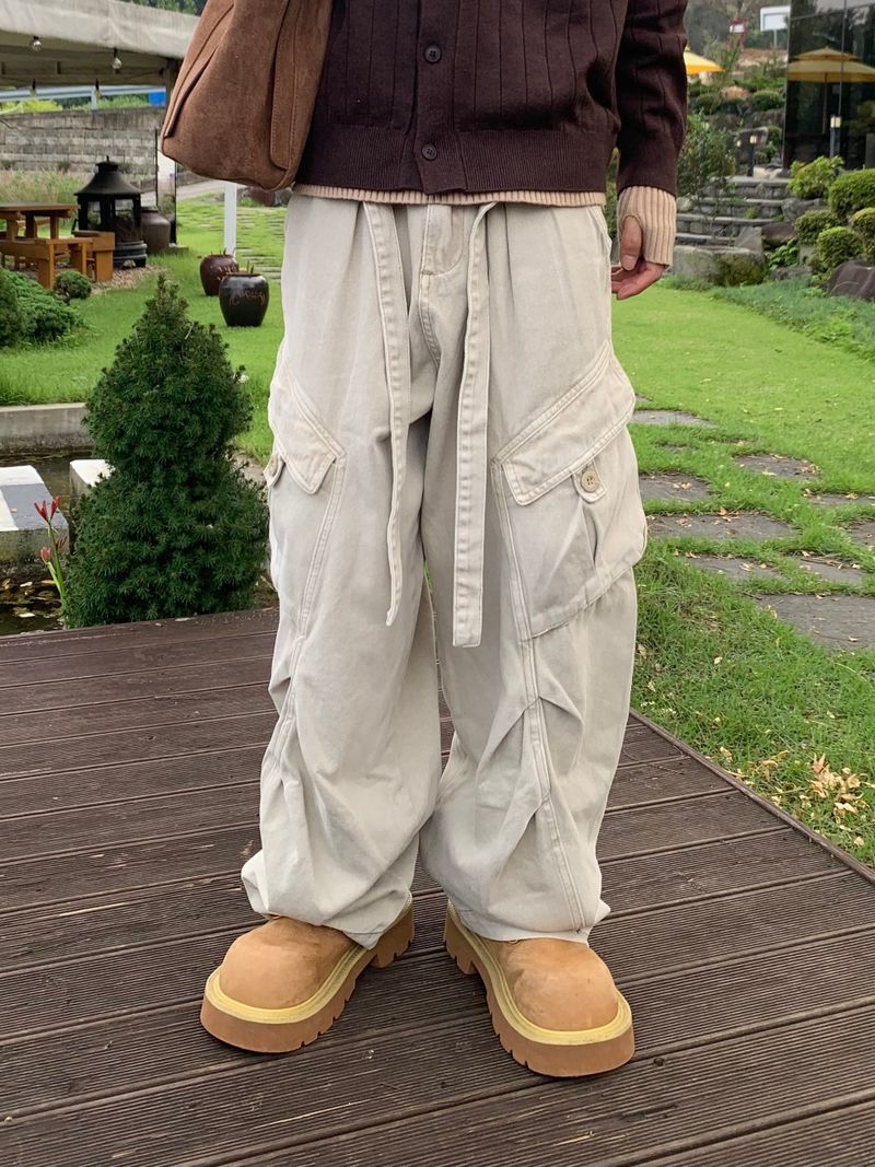 Layer Strap Cargo Pants