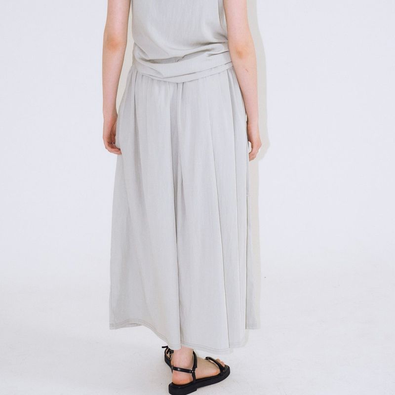  Drape Volume Skirt -2colors