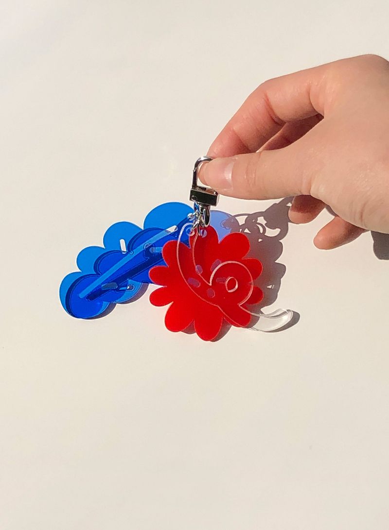 Le Monde Keyring
