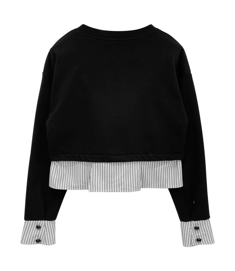 Layered sweatshirt