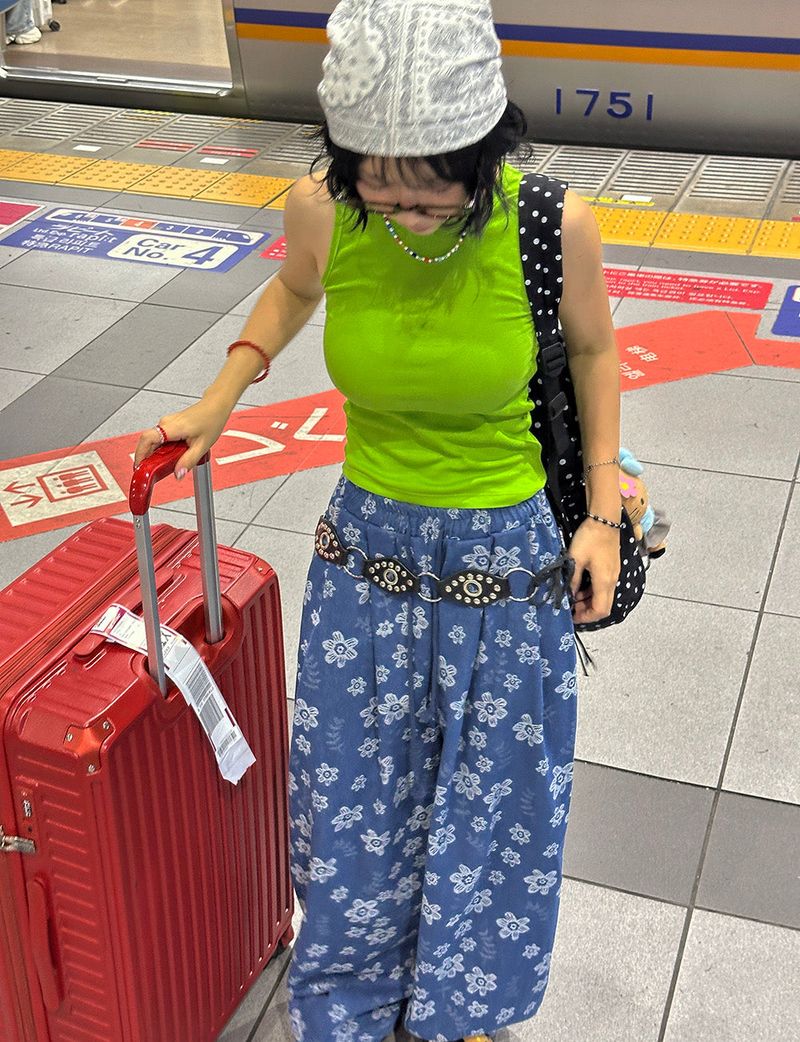 Dot dot string pocket backpack