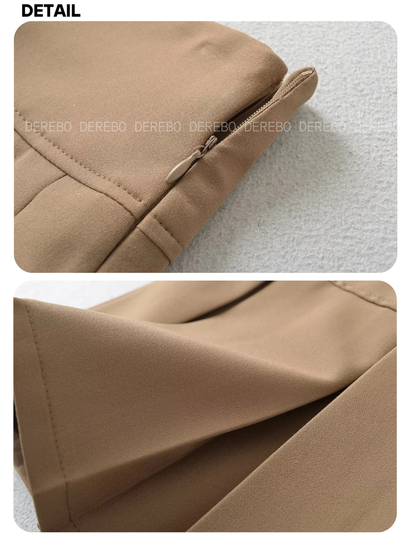 Bow Pleats A-line Skirt