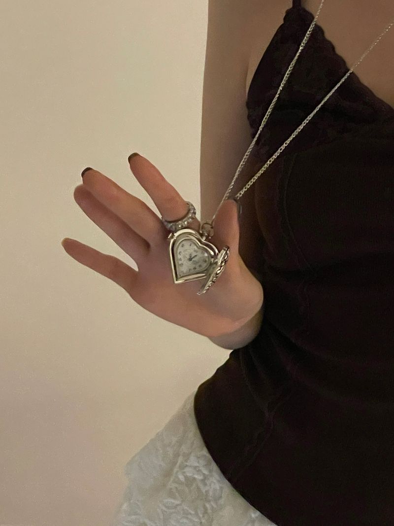 Vintage Secret Watch Necklace