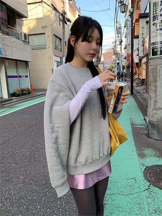 CIRCLE HOLE SWEAT SHIRT (3C)