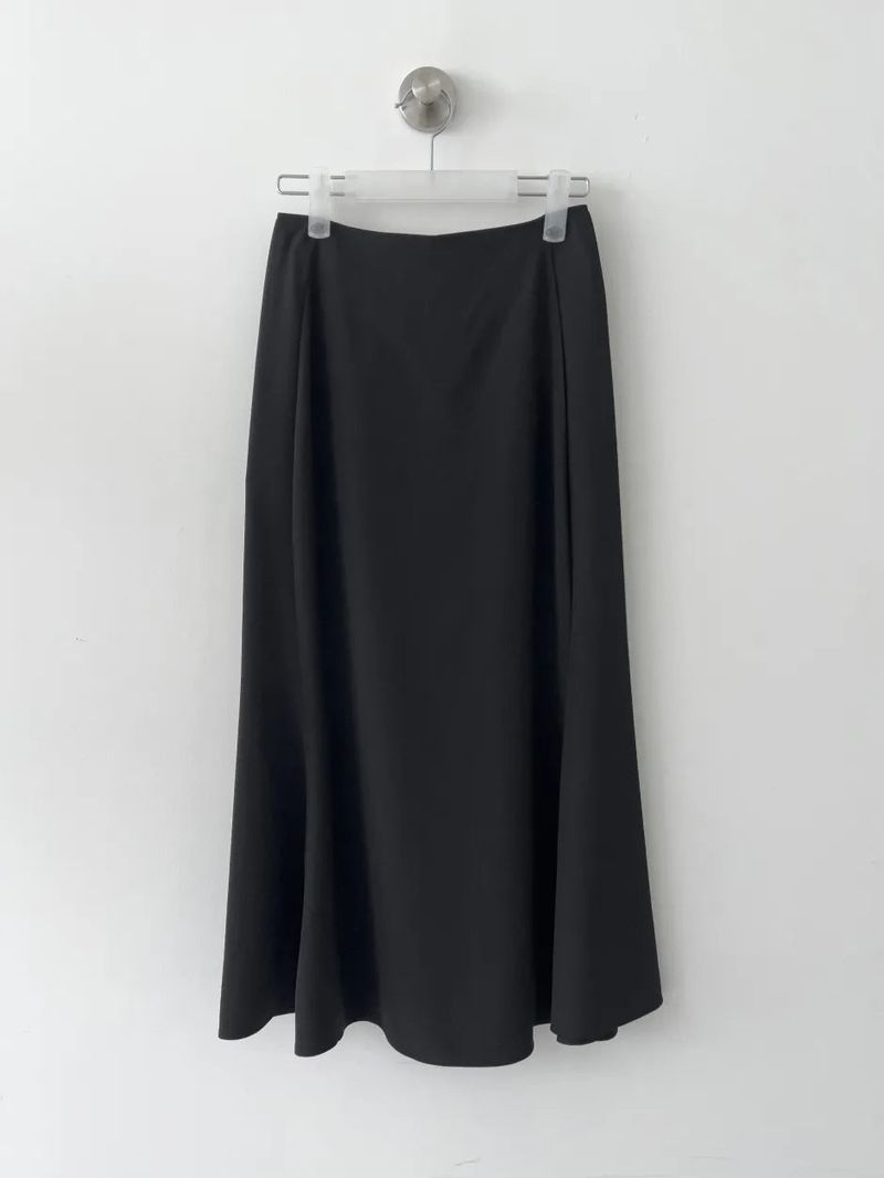 Dion Pintuck Mermaid Long Skirt