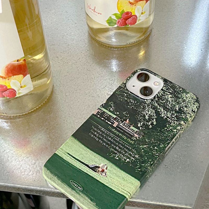 [MADE] a walk in the park iphone hard case 01