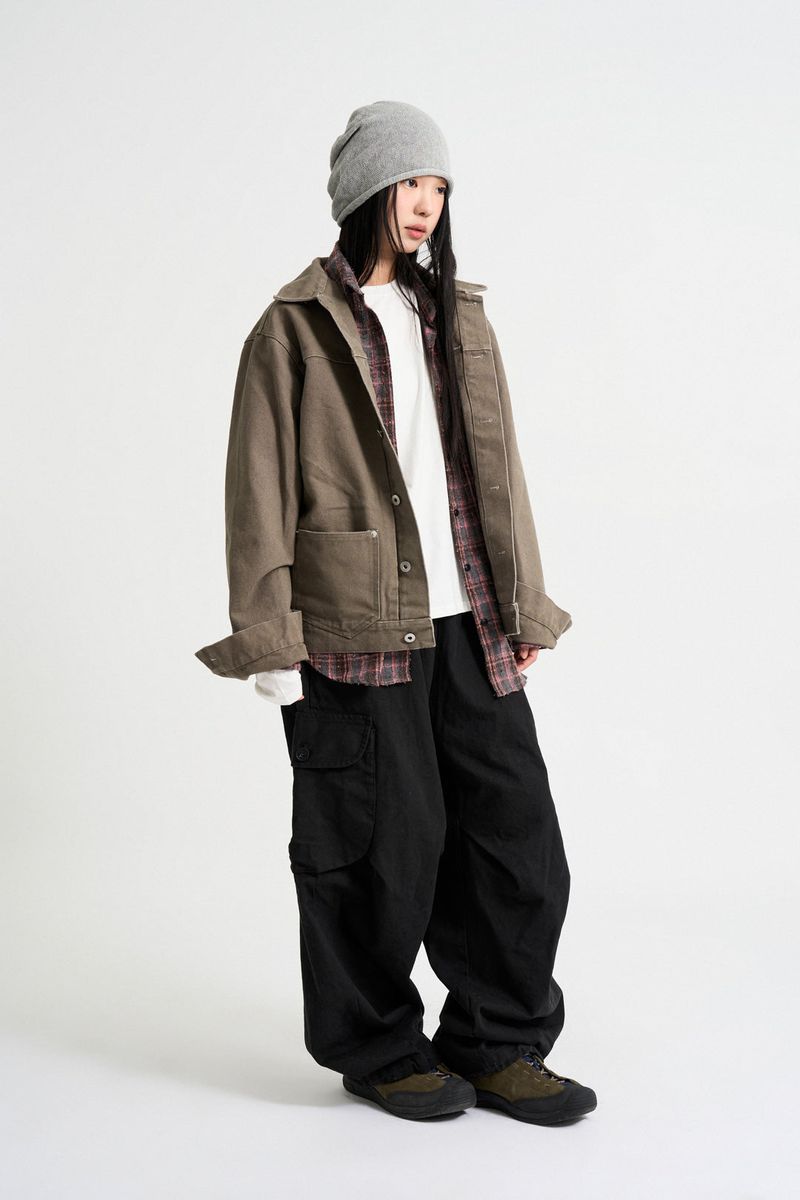 Lowell cotton trucker jacket