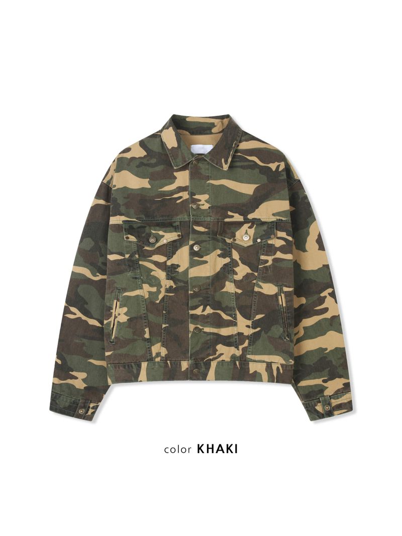 Jacky Camo Stud Jacket