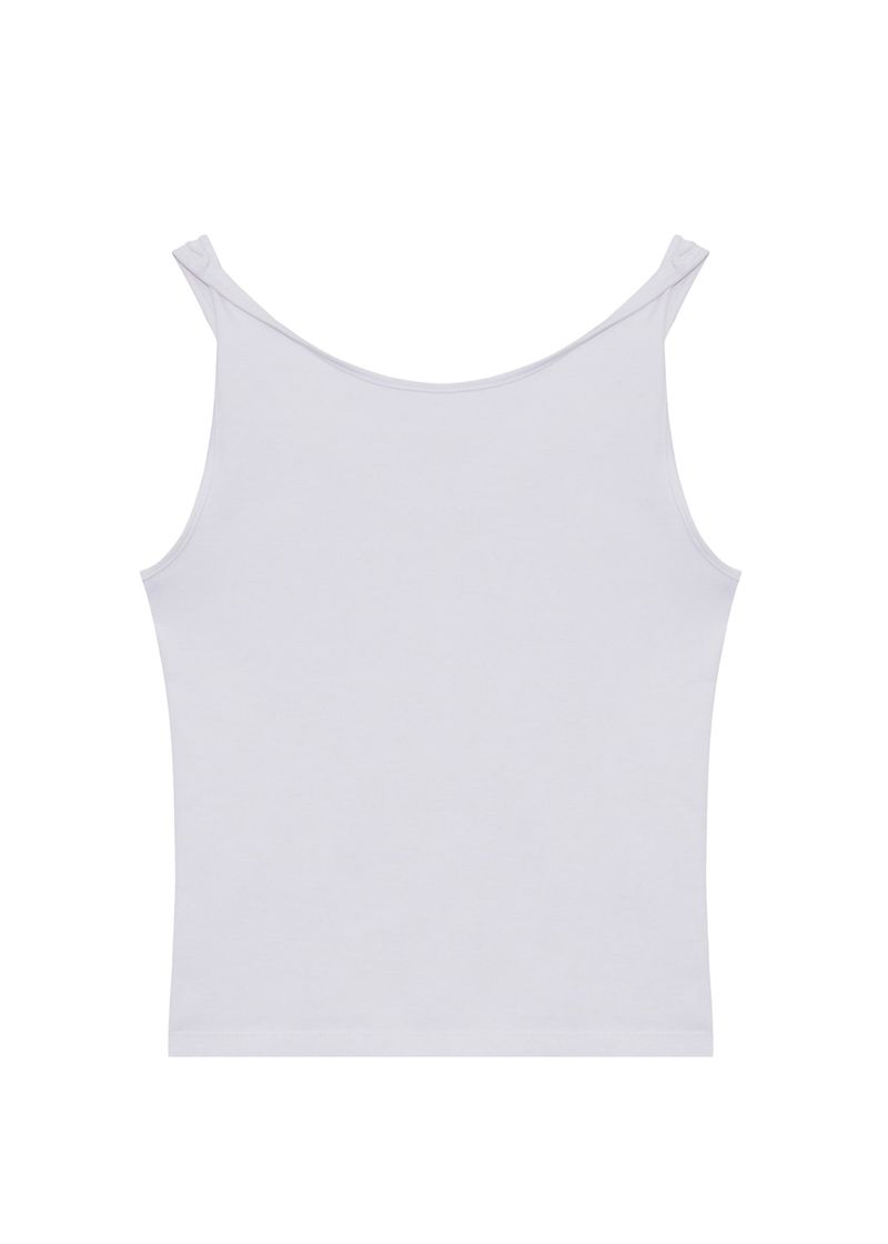 3-way Twist  Sleeveless Top_White
